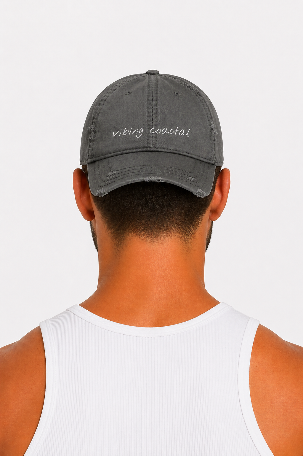 Vibing Coastal + Lobster Tab Cap | Jetty Gray