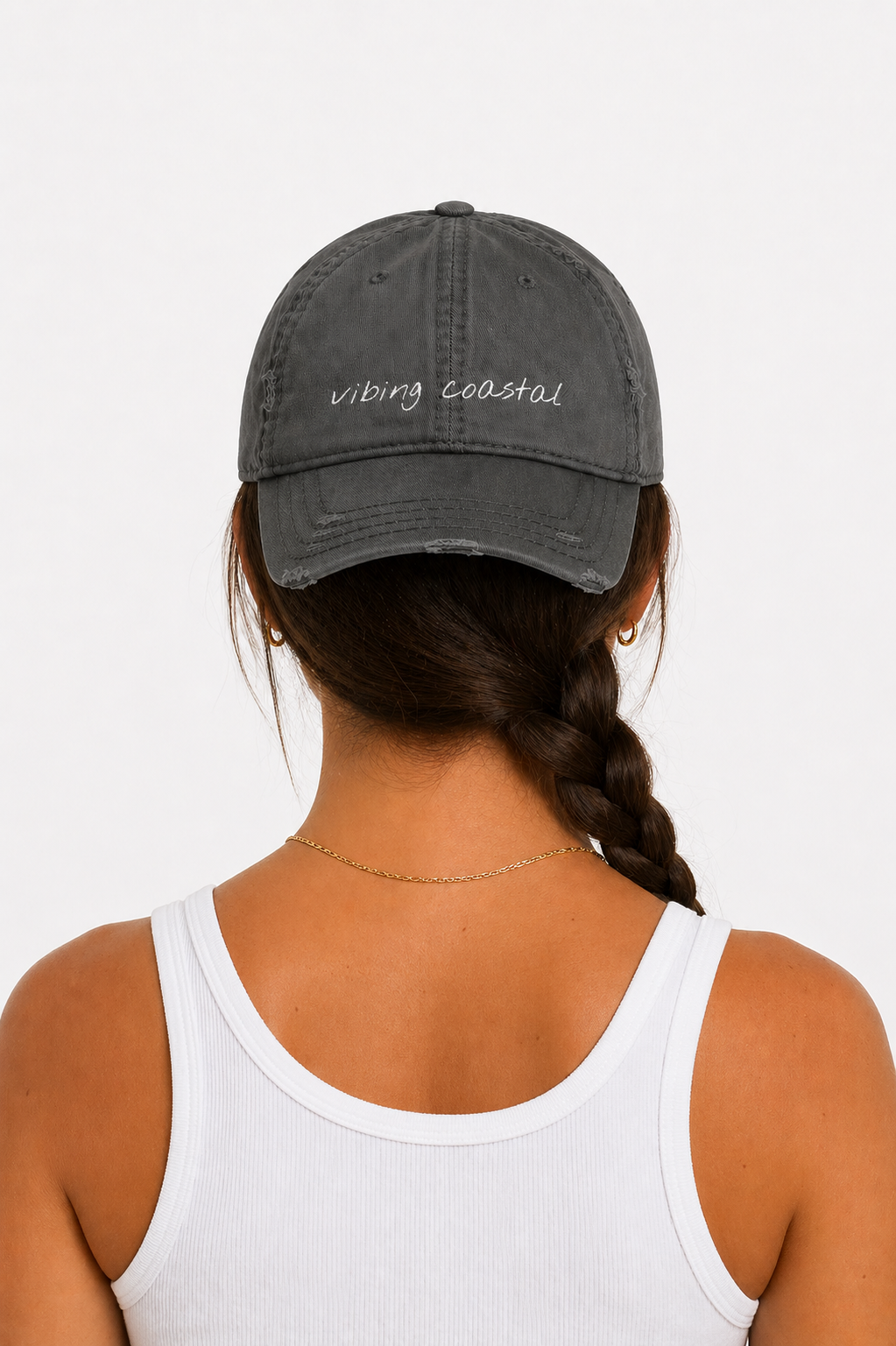 Vibing Coastal + Lobster Tab Cap | Jetty Gray