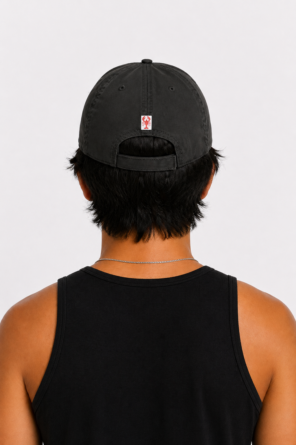 Vibing Coastal + Lobster Tab Cap | Beach Night Black