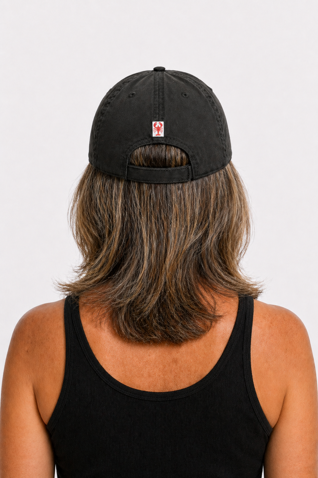 Vibing Coastal + Lobster Tab Cap | Beach Night Black