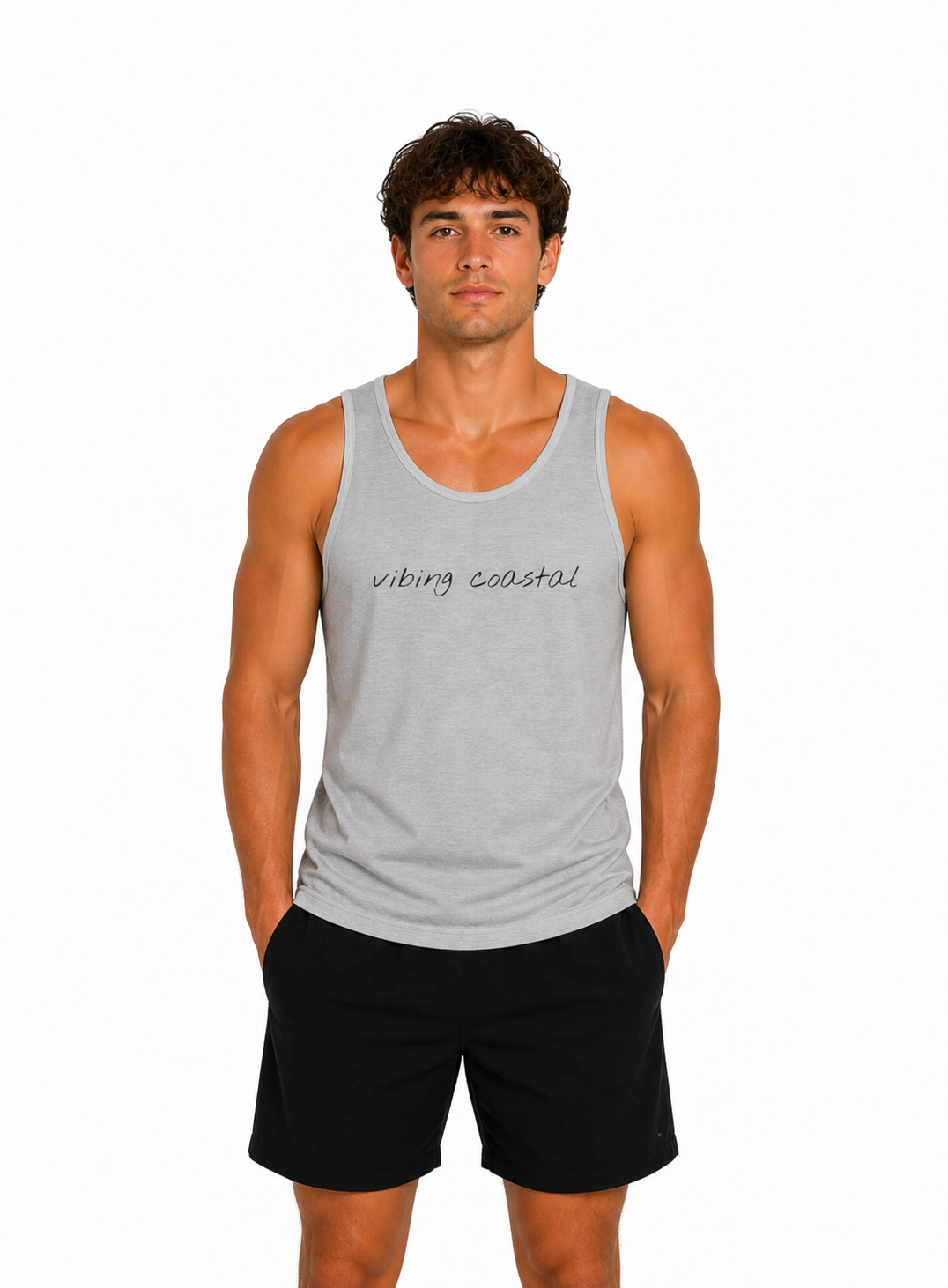 Men's Back Graphic Tank Top | Crab