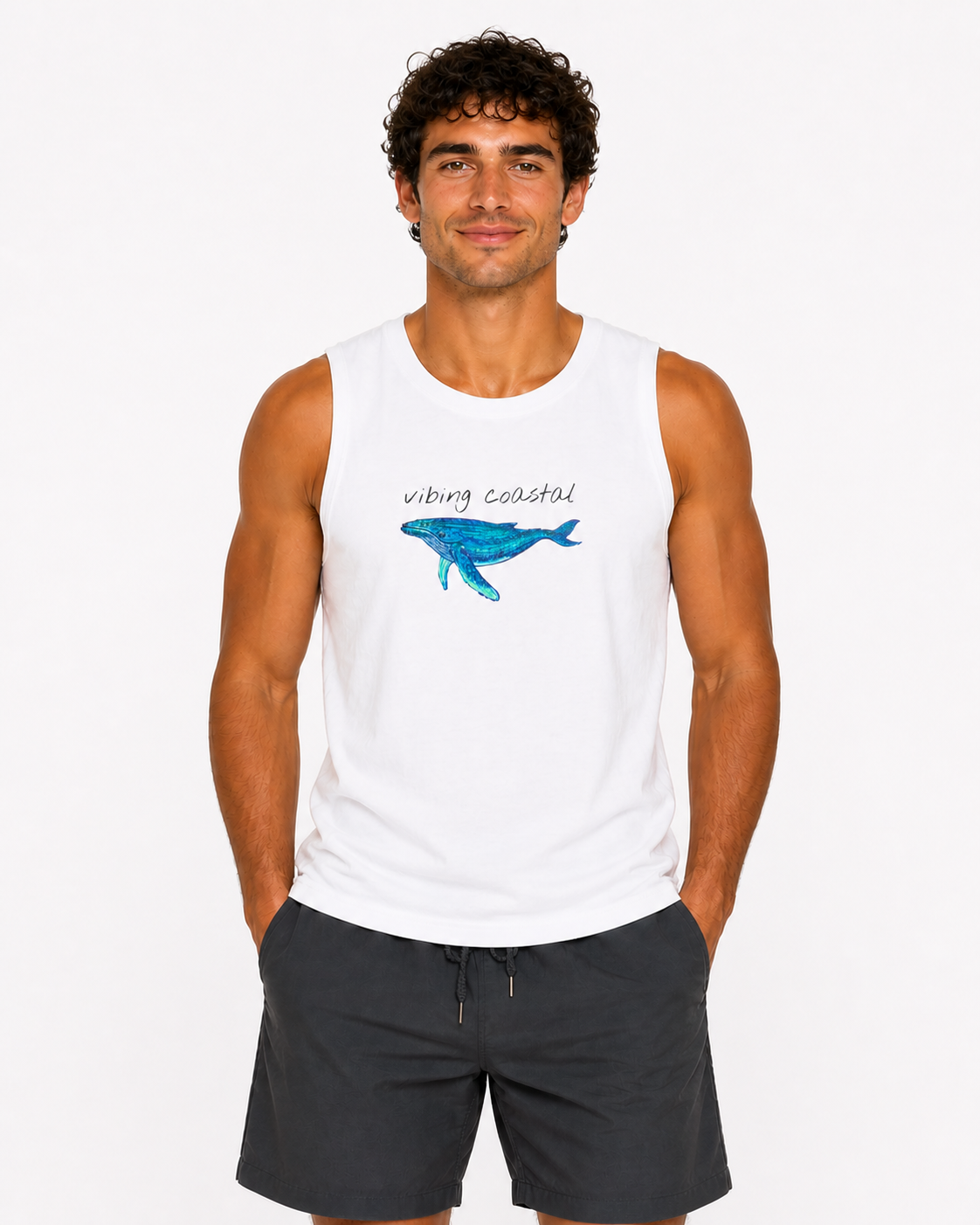 Men's Sleeveless Tank | Whale