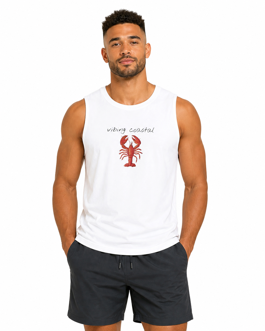 Men's Sleeveless Tank | Lobster