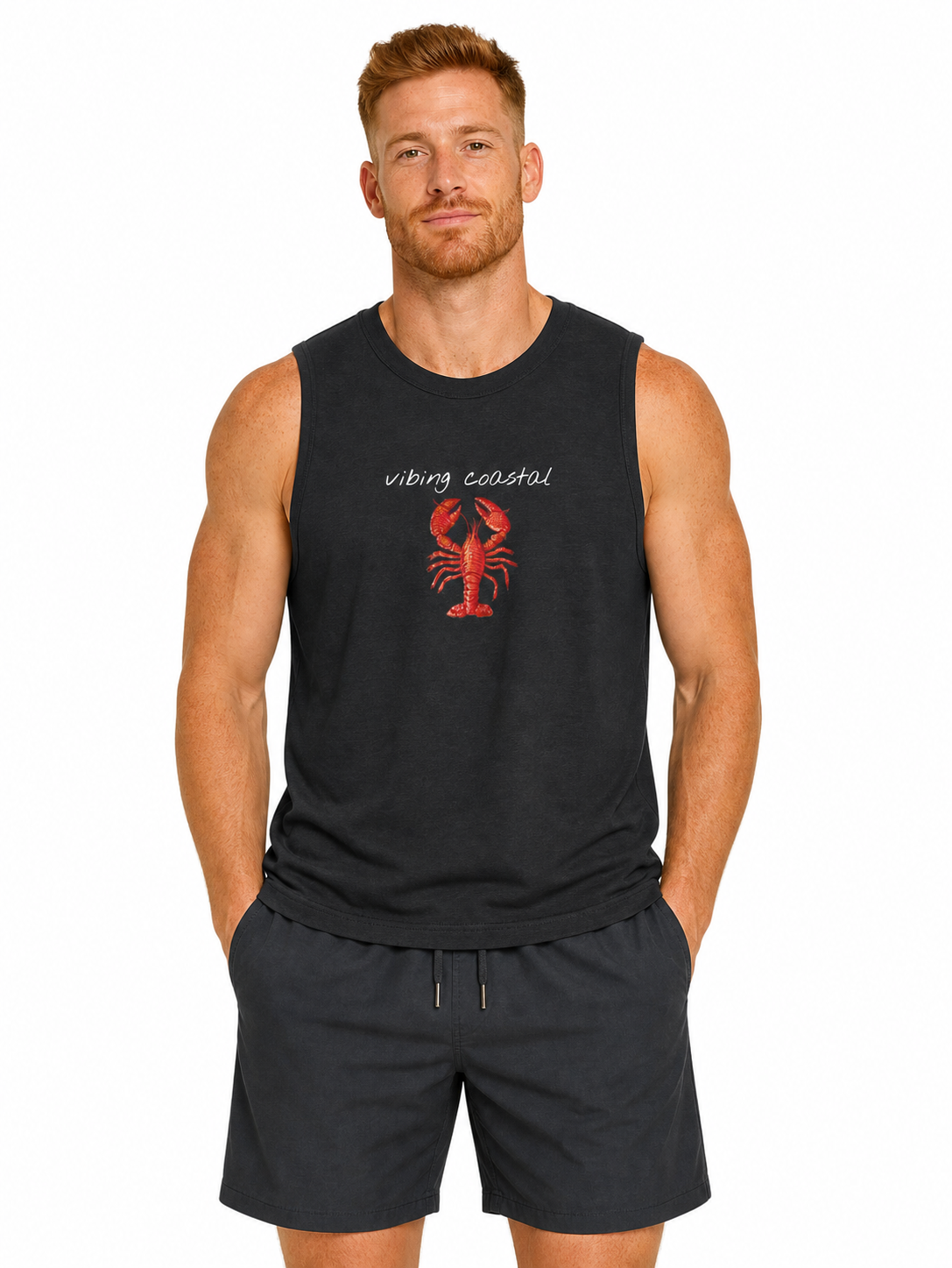 Men's Sleeveless Tank | Lobster II