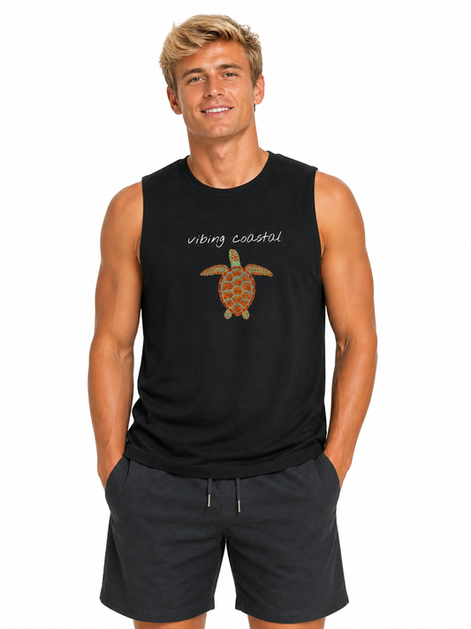 Men's Sleeveless Tank | Sea Turtle II