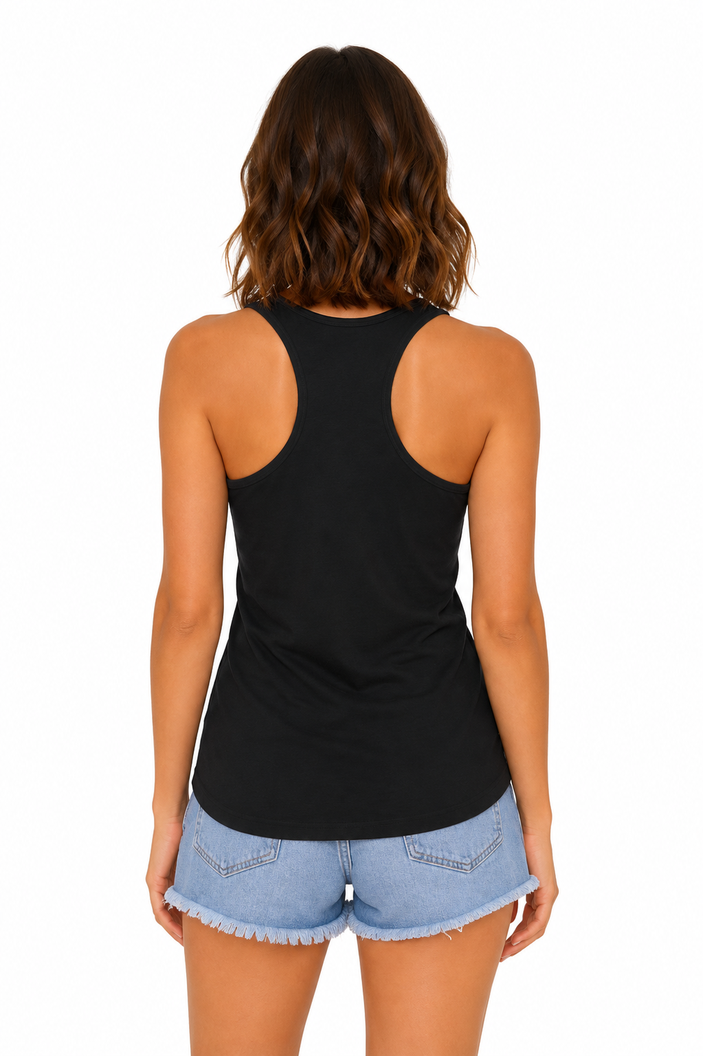 Ideal Racerback Tank | Vibing Coastal | White Lettering