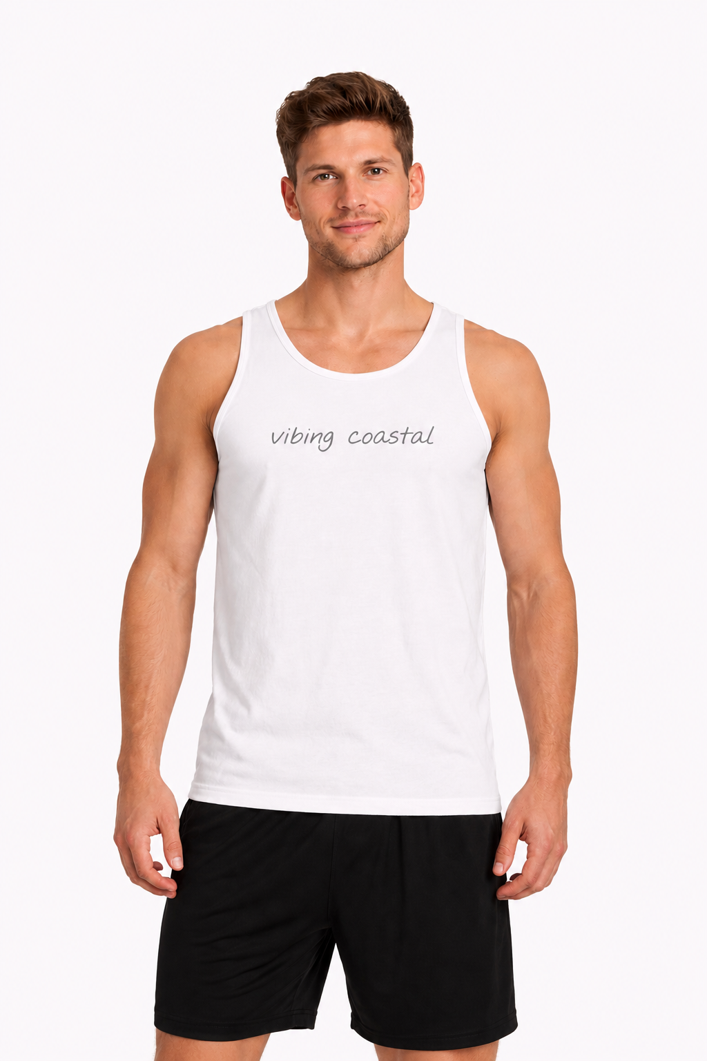 Men's Back Graphic Tank Top | Sea Turtle