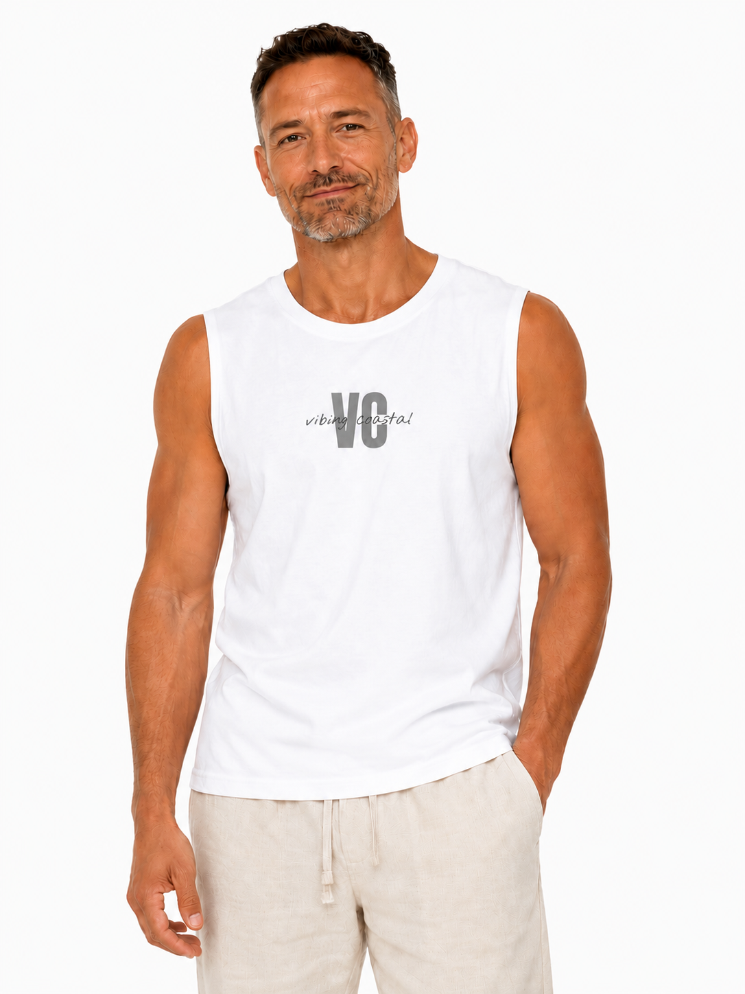 Men's Sleeveless Tank | VC Logo
