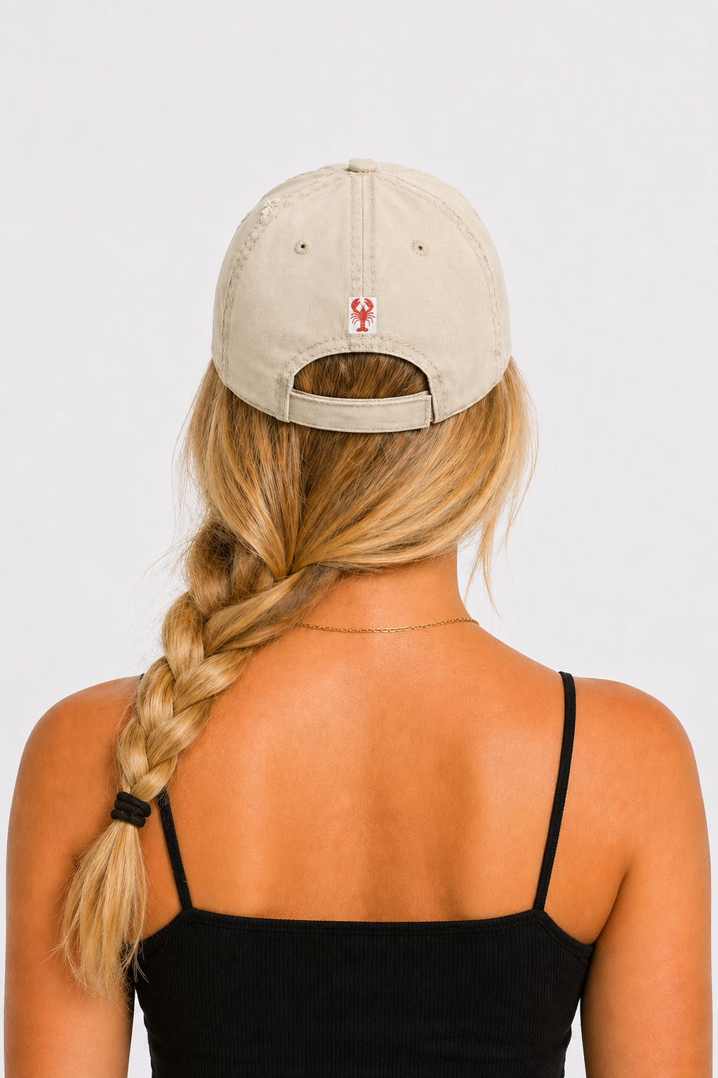 Vibing Coastal + Lobster Back Tab Cap | Coastal Khaki