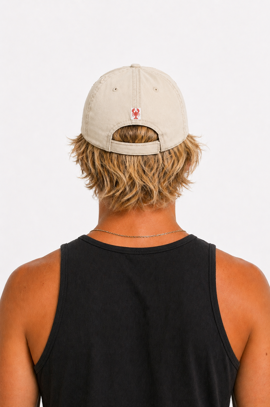 Vibing Coastal + Lobster Back Tab Cap | Coastal Khaki