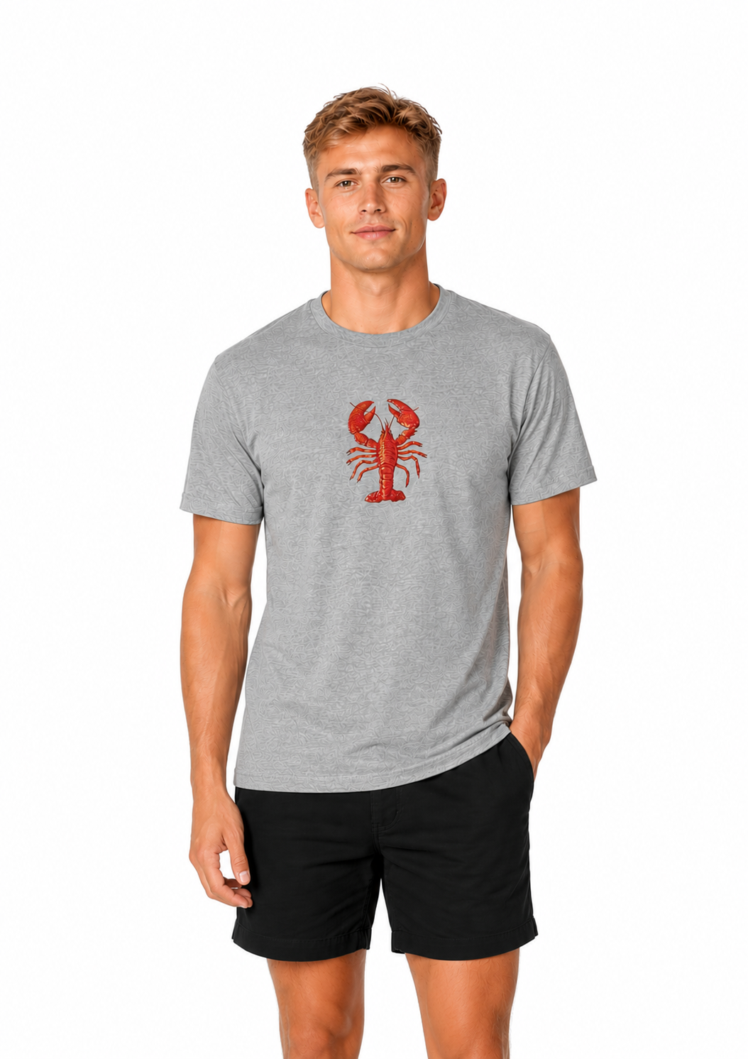 Men's Comfort Graphic Tee - Lobster