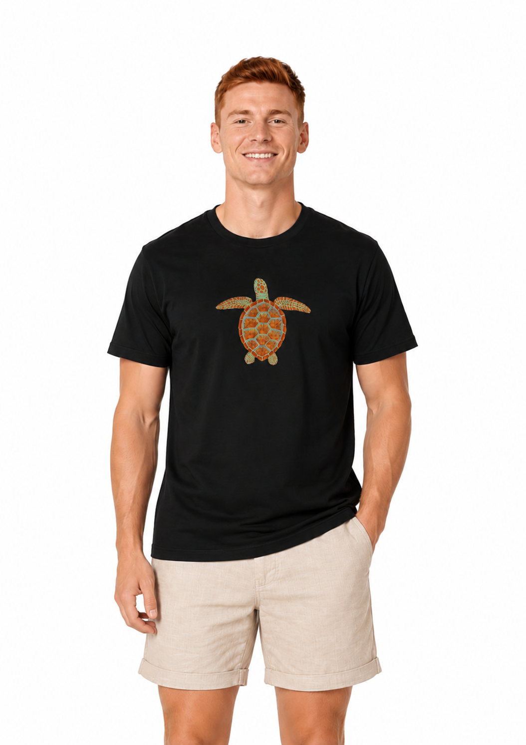 Men's Comfort Graphic Tee - Sea Turtle