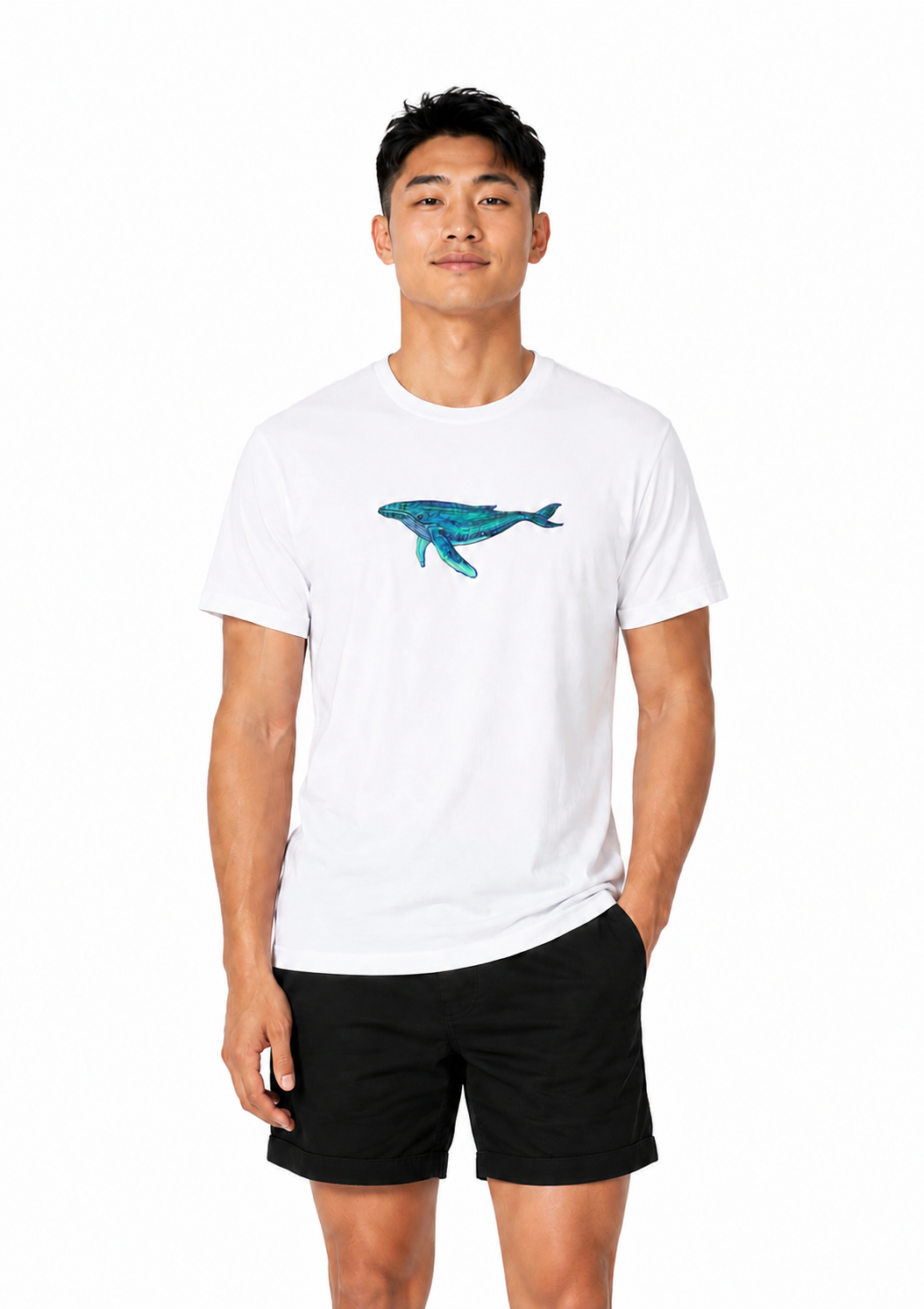 Men's Comfort Graphic Tee - Whale