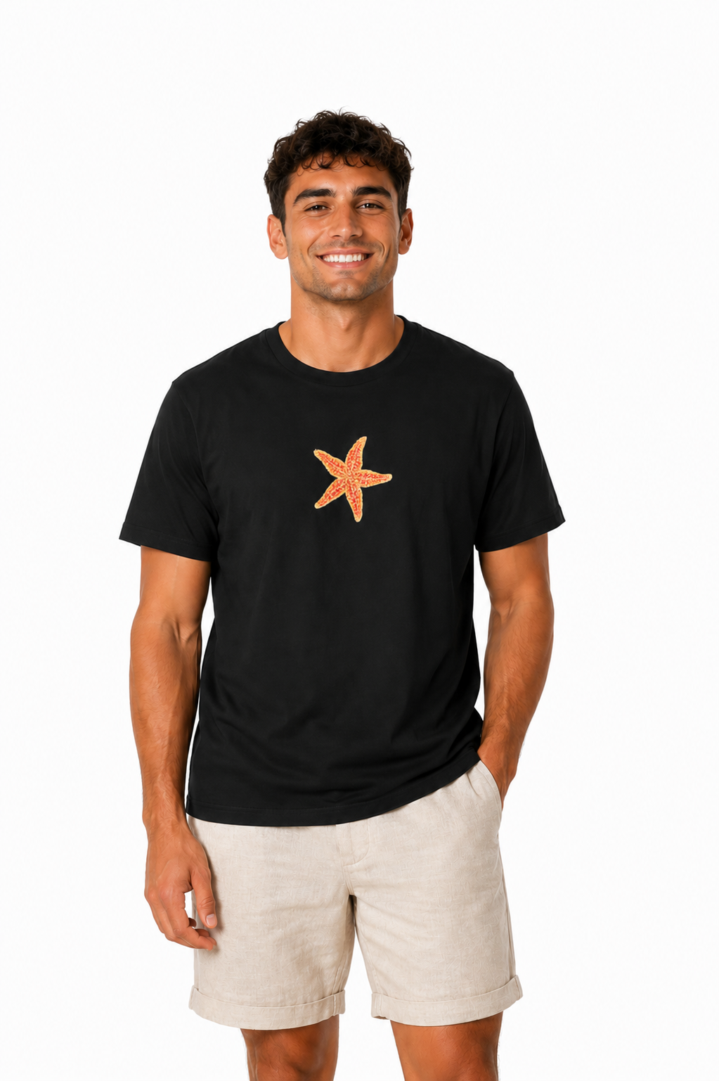 Men's Comfort Graphic Tee - Starfish
