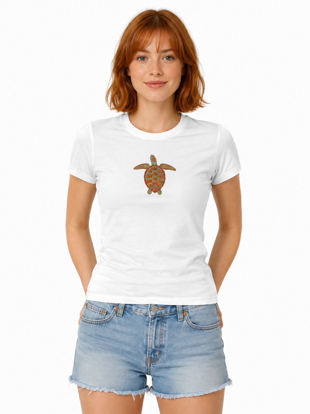 Fav Fitted Graphic Tee | Sea Turtle