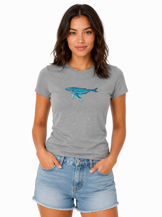 Fav Fitted Graphic Tee | Whale