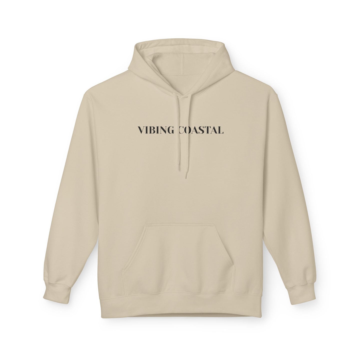 Fav Fleece Hoodie | Vibing Coastal | Black Lettering