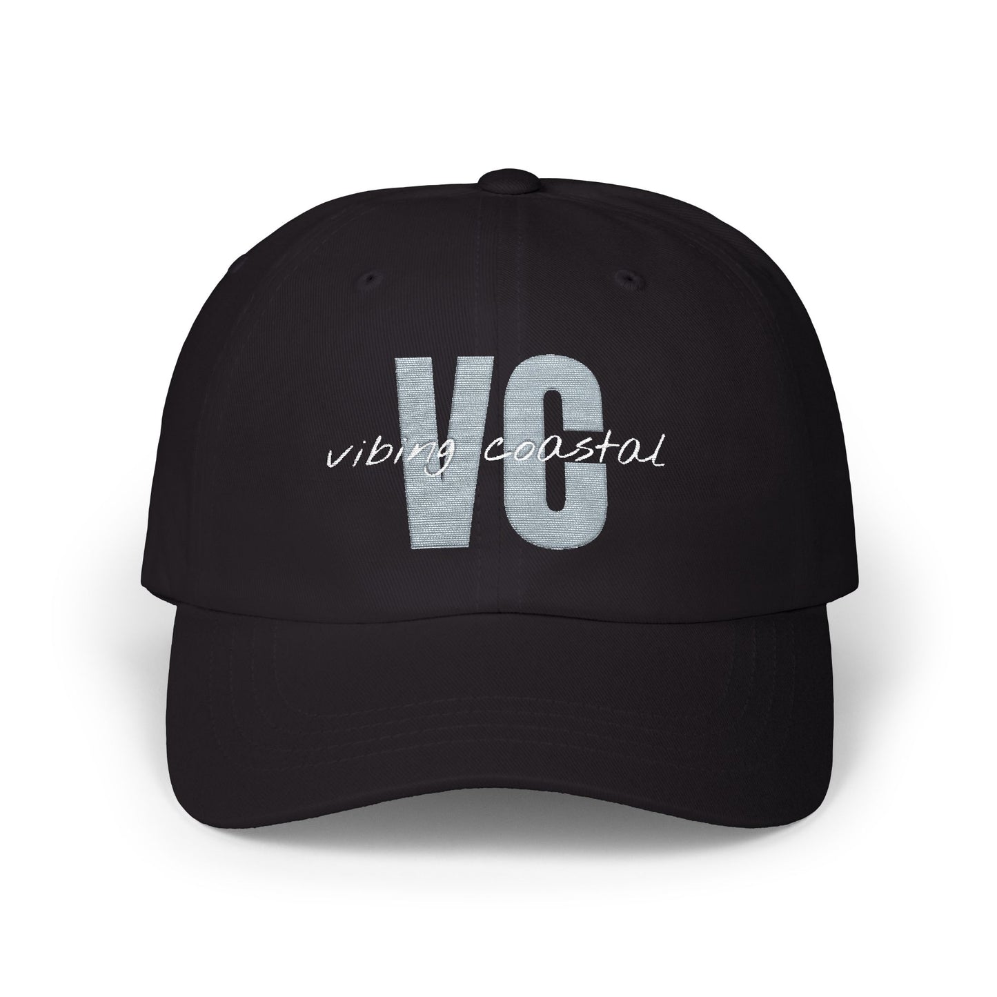 Vibing Coastal VC Logo Cap | Beach Night Black