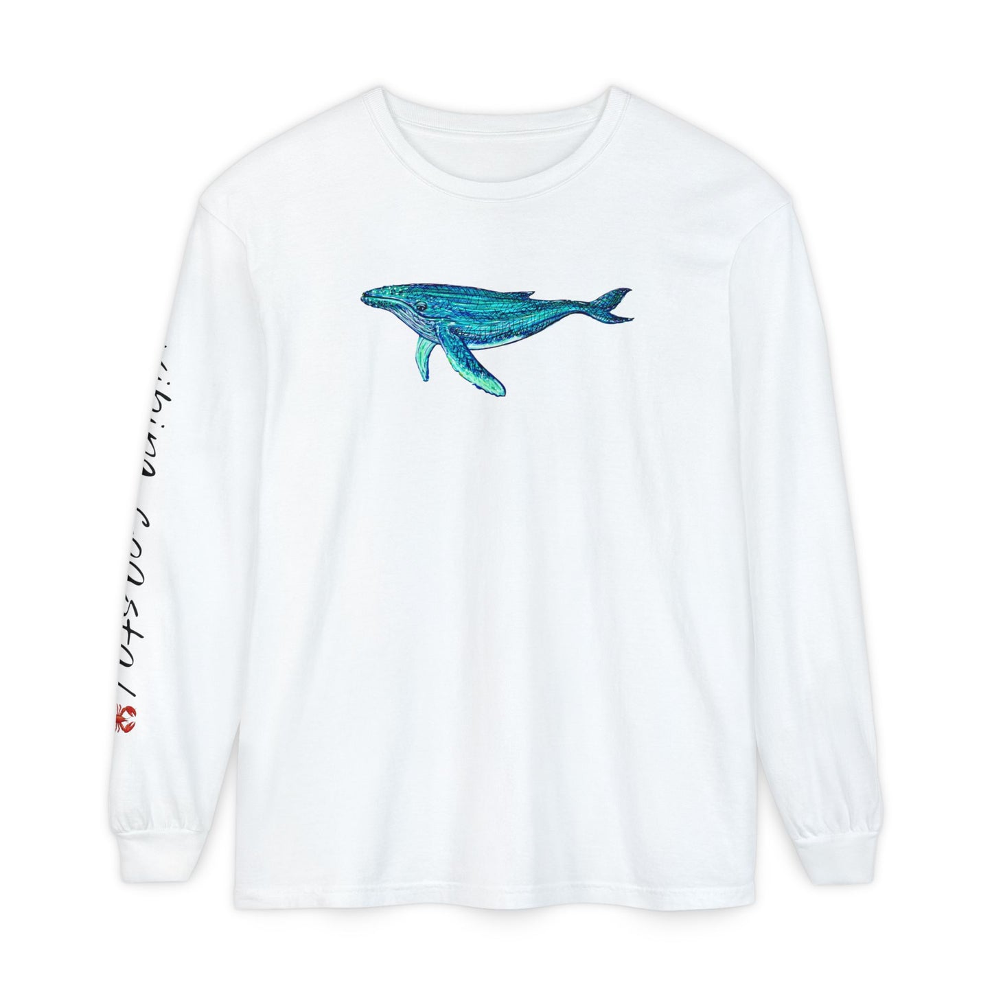 Graphic Long Sleeve Tee | Whale