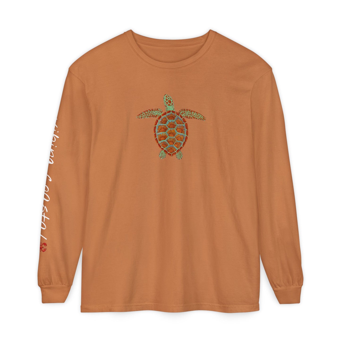 Men's Graphic Long Sleeve Tee | Sea Turtle II