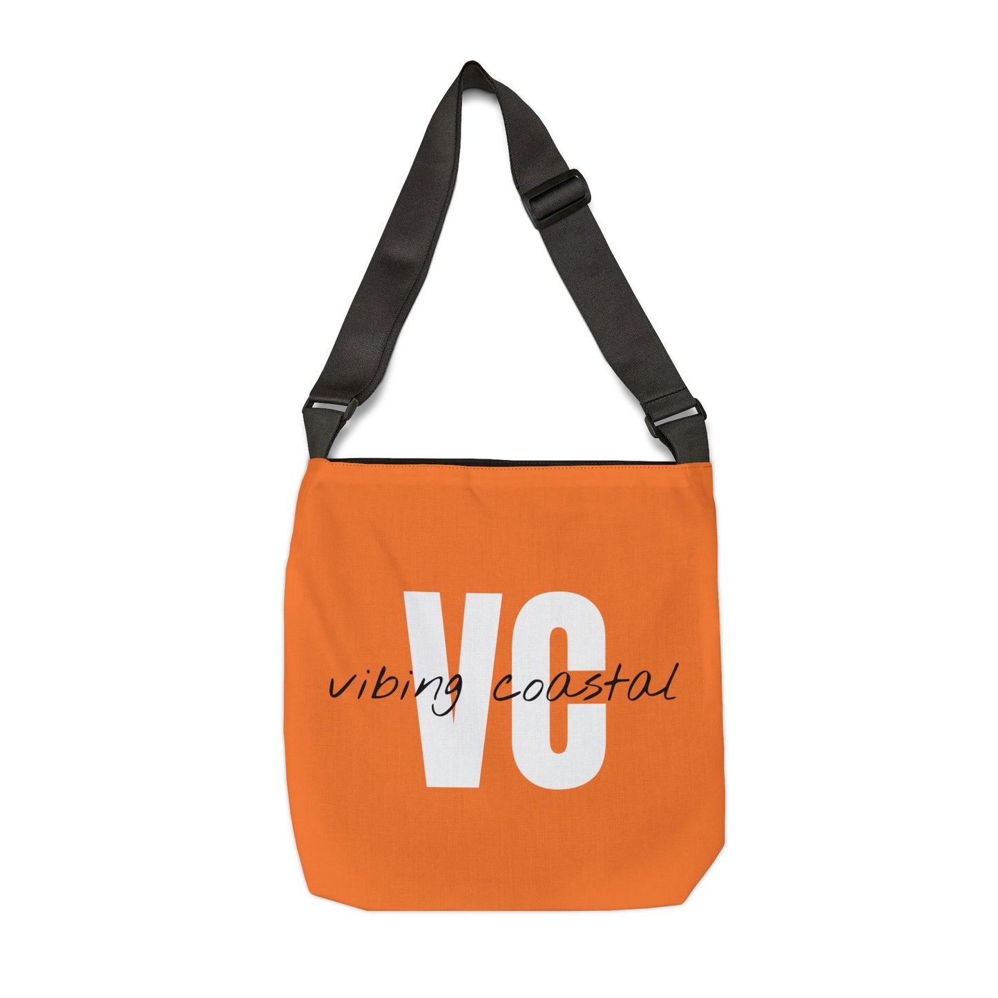 Vibing Coastal Tote Bag | Orange Citrus