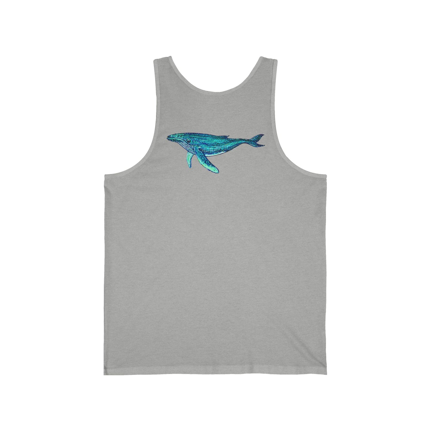 Men's Back Graphic Tank Top | Whale