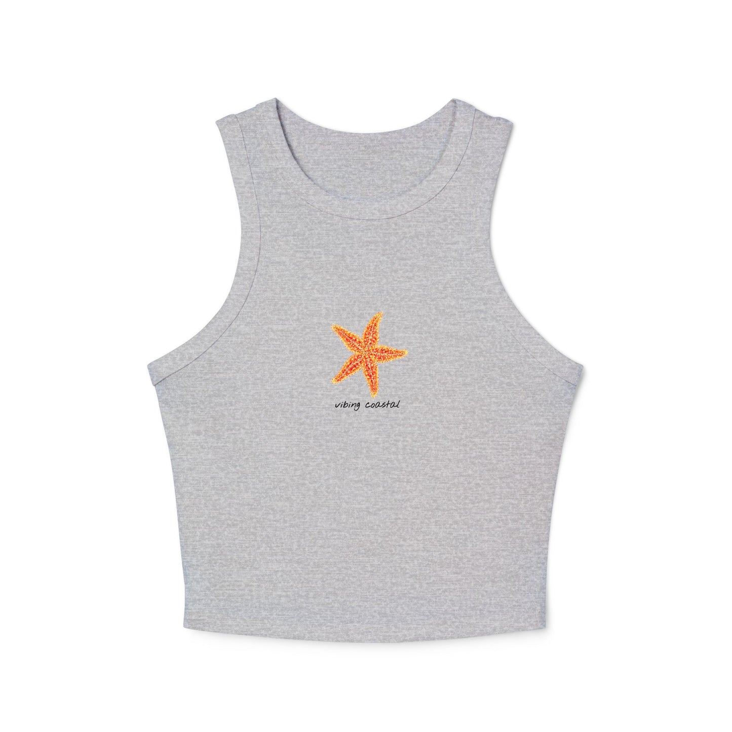 Cropped Fitted Racer Tank | Starfish