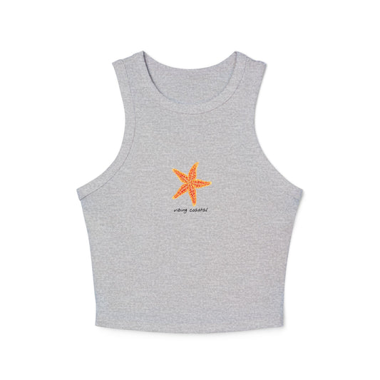 Cropped Fitted Racer Tank | Starfish