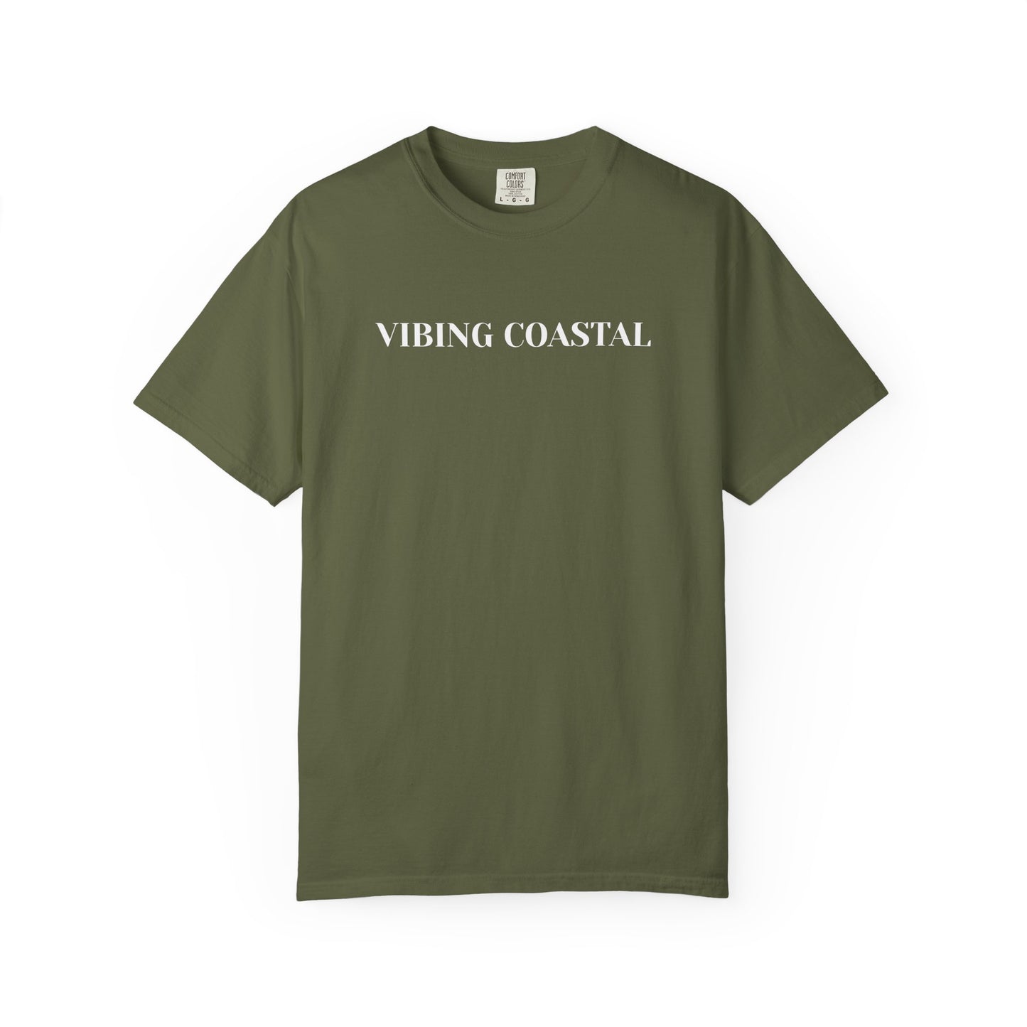 Softstyle T-shirt | Vibing Coastal | White Lettering