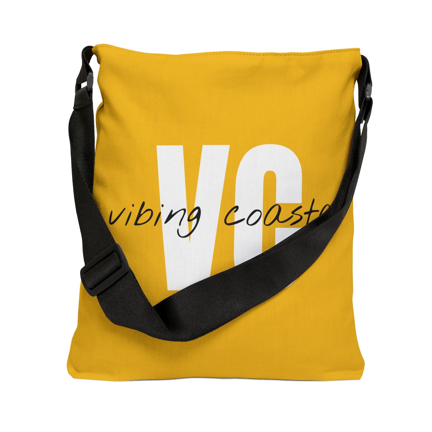 Vibing Coastal Tote Bag | Sun-kissed Yellow