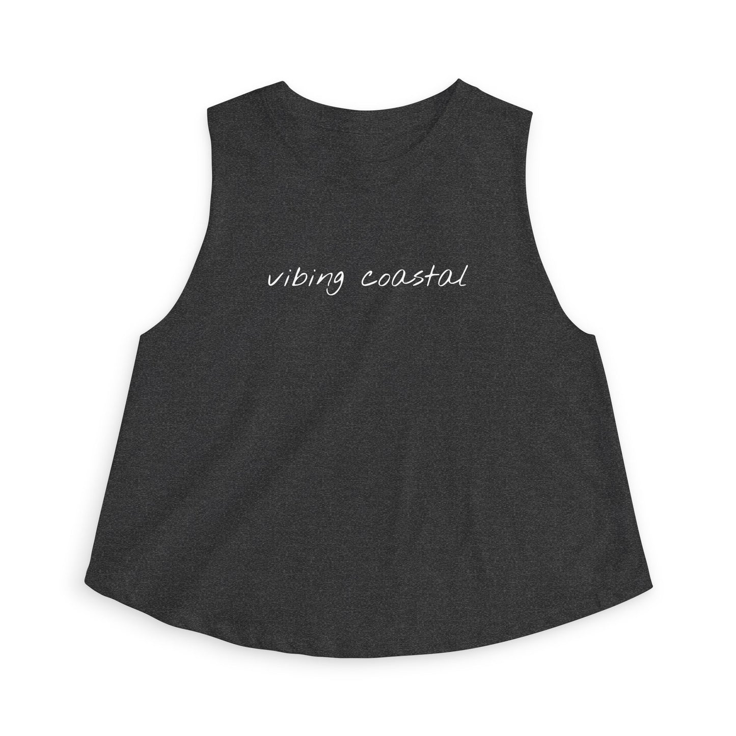 Crop Top Relaxed Tank | Vibing Coastal