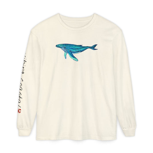Graphic Long Sleeve Tee | Whale