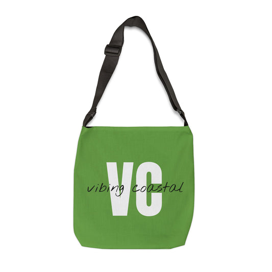 Vibing Coastal Tote Bag | Lime Citrus