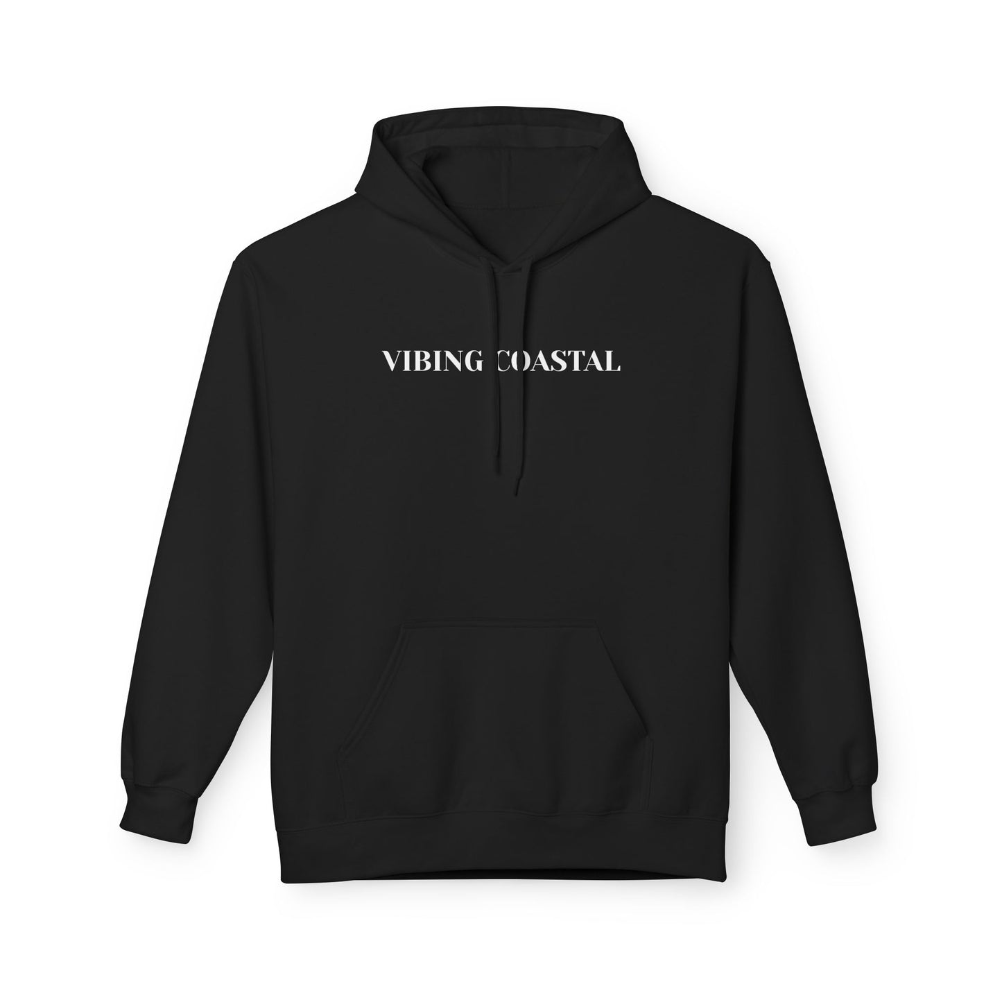 Fav Fleece Hoodie | Vibing Coastal | White Lettering