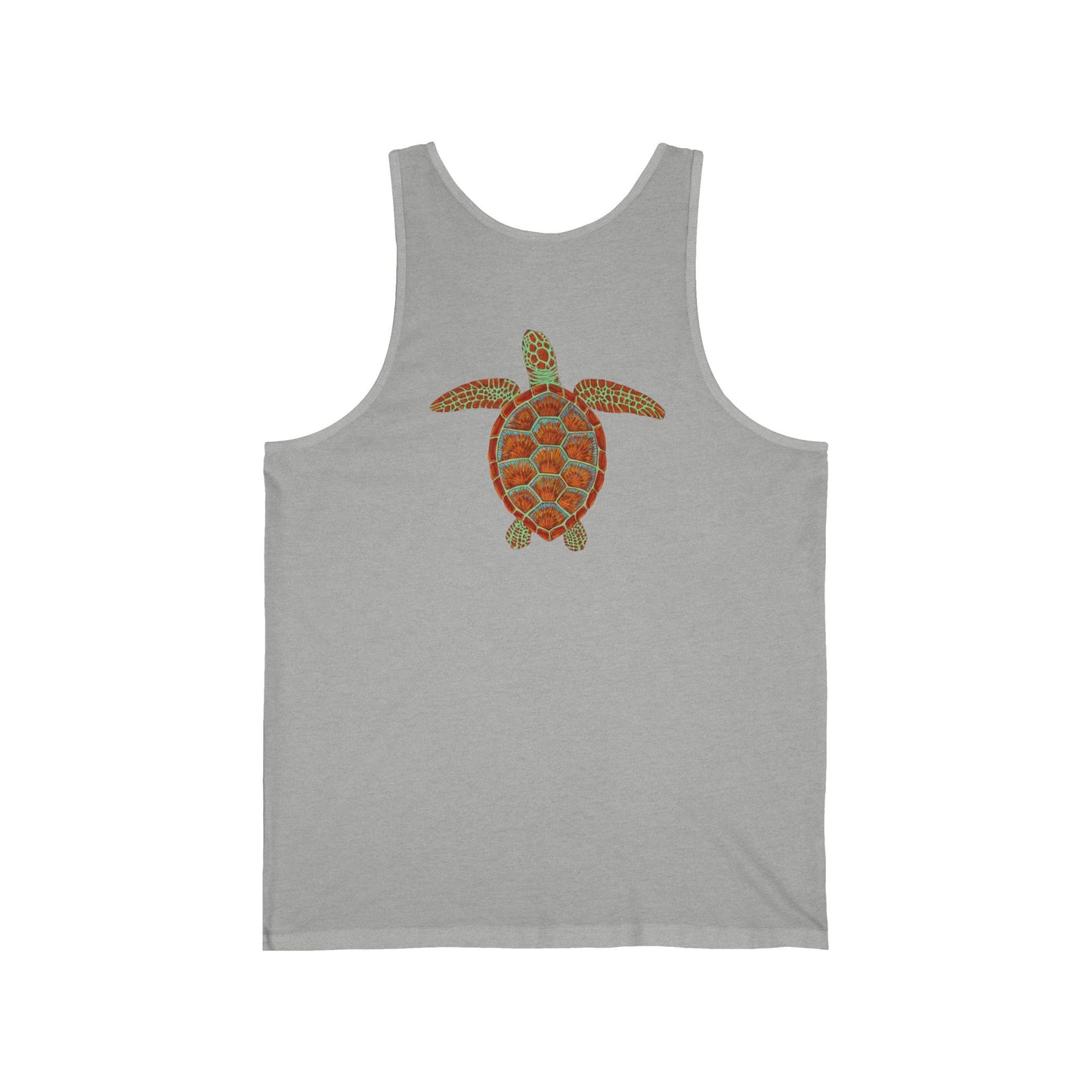 Men's Back Graphic Tank Top | Sea Turtle
