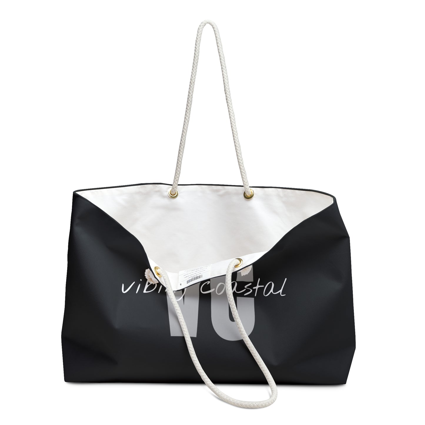 Vibing Coastal Weekender Tote | Beach Night Black