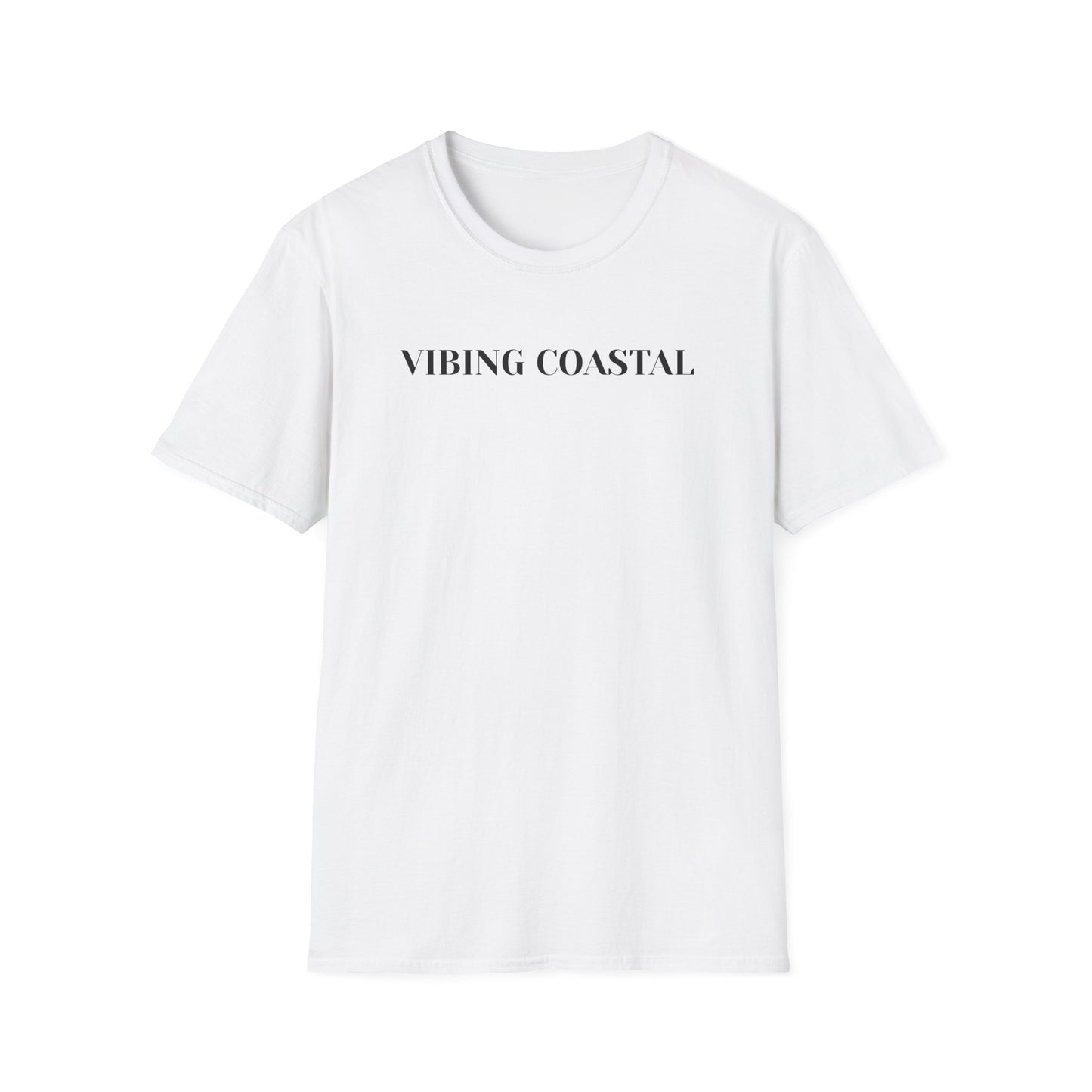 Softstyle T-Shirt | Vibing Coastal | Black Lettering