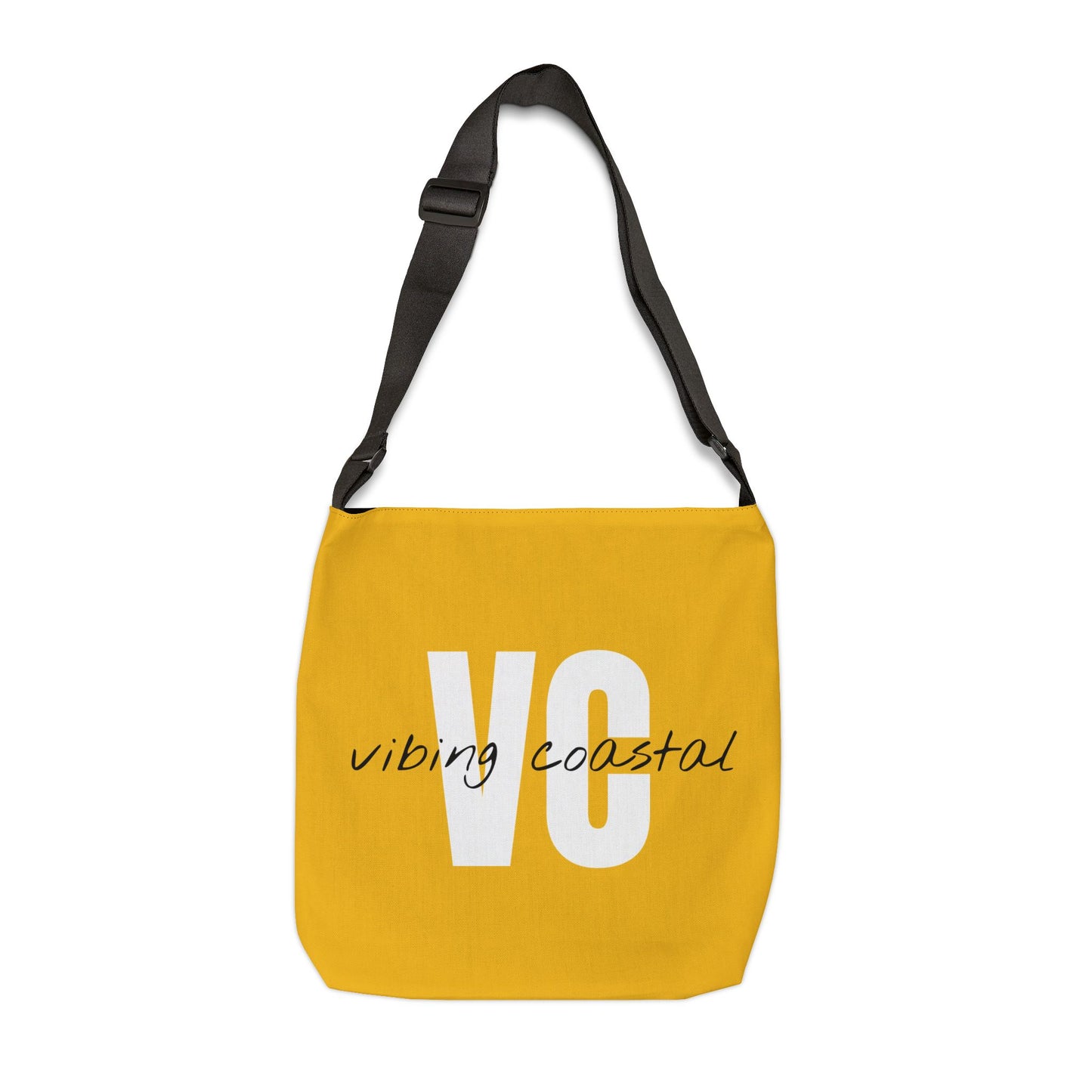 Vibing Coastal Tote Bag | Sun-kissed Yellow
