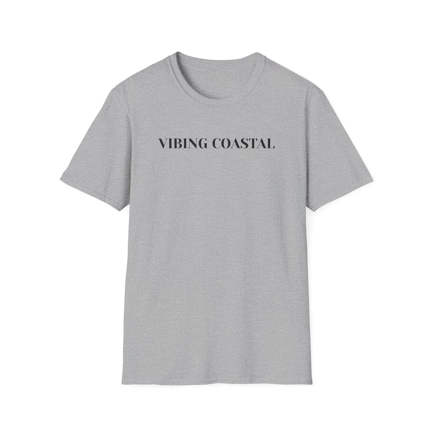 Softstyle T-Shirt | Vibing Coastal | Black Lettering