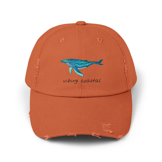 Distressed Style Cap - Whale