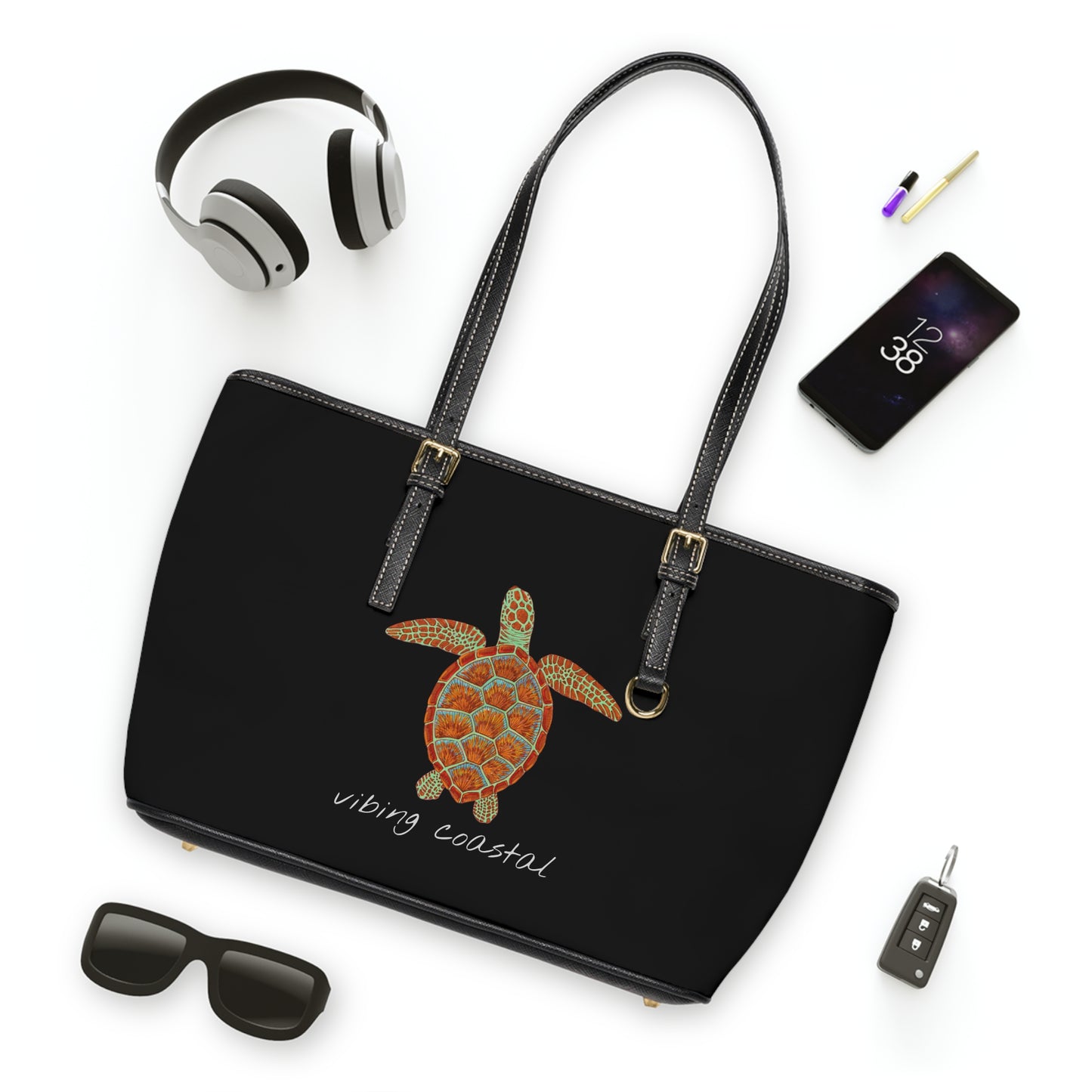 Coastal Charm Shoulder Bag | Sea Turtle